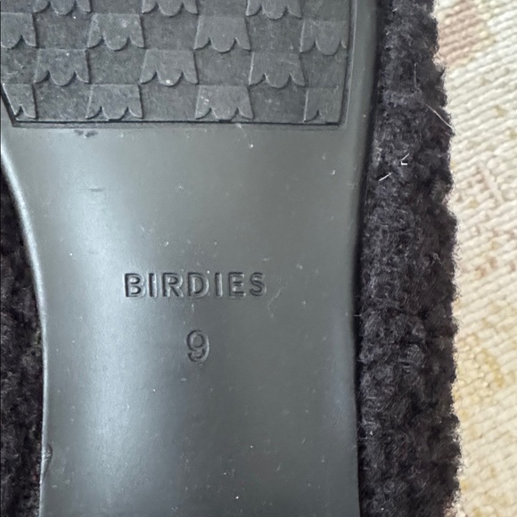Birdies Lark Black Sherpa Mules Size 9 - Picture 7 of 10